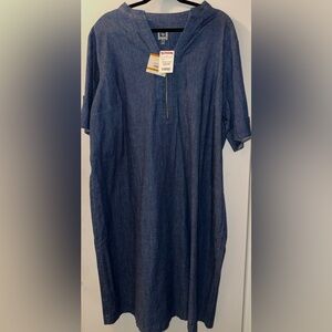 Anne Klein Denim Dress 3XL